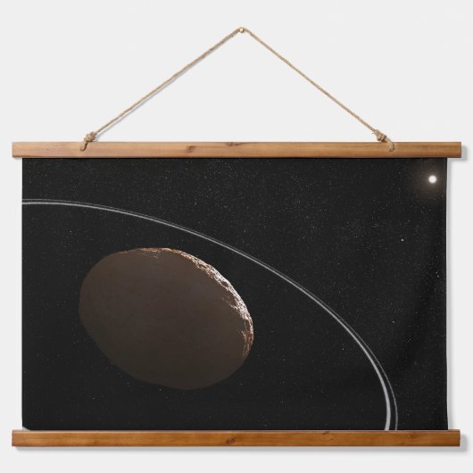 Centaur 1099 Chariklo en zijn ringen. Hangend Wandkleed (Voorkant)