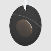 Centaur 1099 Chariklo en zijn ringen. Ornament (voorkant)