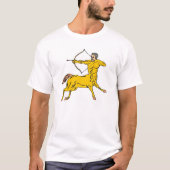 Centaur Aims Pijl Mythical Createfiguur T-shirt (Voorkant)