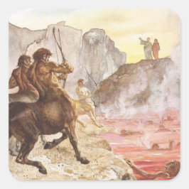 Centaur Archers-Inferno Square Sticker