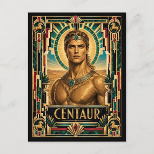 Centaur, Art Deco Mythisch Briefkaart