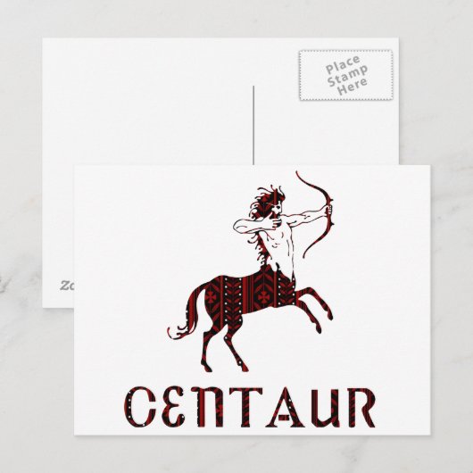 Centaur Briefkaart (Voorkant / Achterkant)