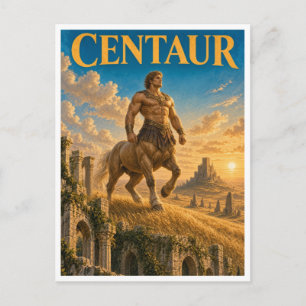 Centaur, gotische fantasie monster briefkaart