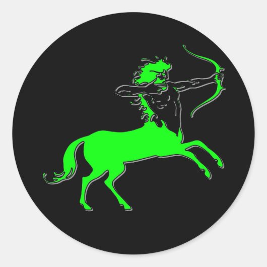 Centaur II Ronde Sticker (Voorkant)