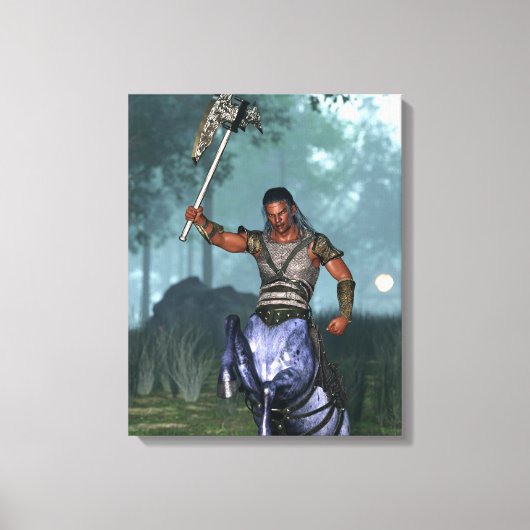 Centaur klaar voor de strijd canvas afdruk (Voorkant)
