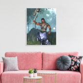 Centaur klaar voor de strijd canvas afdruk (Insitu (Woonkamer))