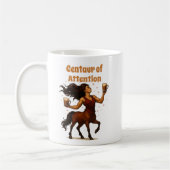 Centaur of Attention Funny Pun - Greek Mythology Koffiemok (Links)