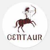 Centaur Ronde Sticker (Voorkant)