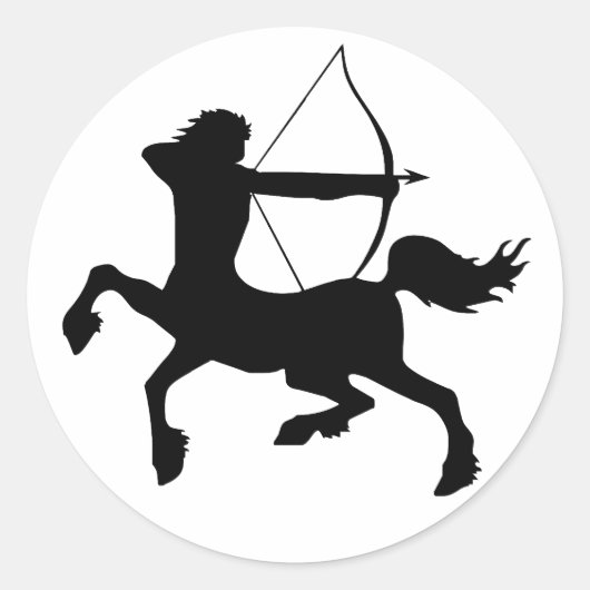 Centaur Ronde Sticker (Voorkant)
