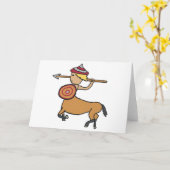 Centaur Sagittarius Kaart (Gele Bloem)