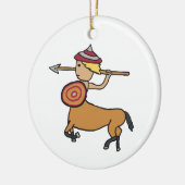Centaur Sagittarius Keramisch Ornament (Links)