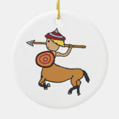 Centaur Sagittarius Keramisch Ornament (Achterkant)