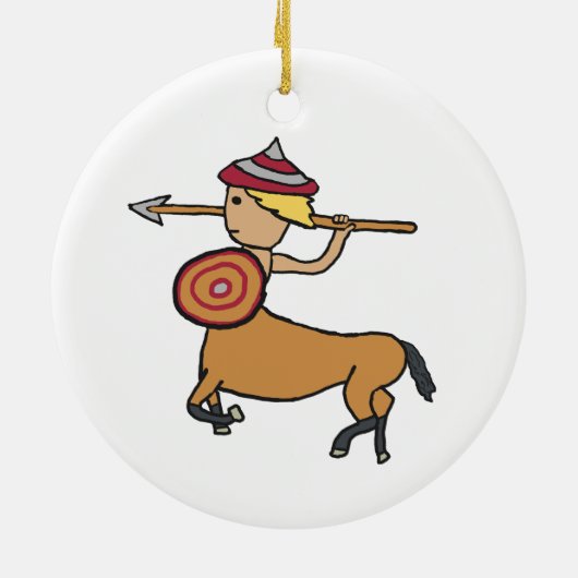 Centaur Sagittarius Keramisch Ornament (Achterkant)
