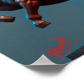 Centaur with colors - Gen AI Poster (Hoek)