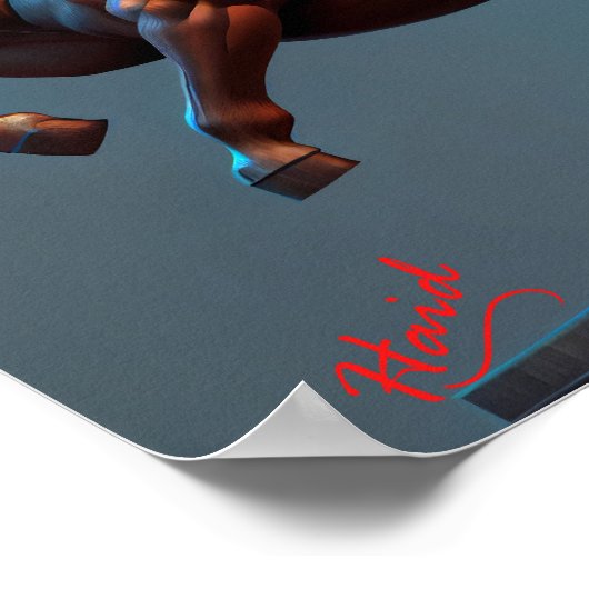 Centaur with colors - Gen AI Poster (Hoek)