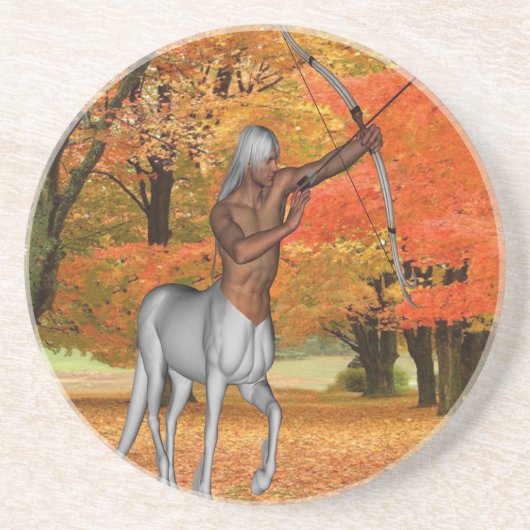 Centaur Zandsteen Onderzetter (Voorkant)