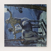 Centauren (kleurenlitho) legpuzzel (Verticaal)
