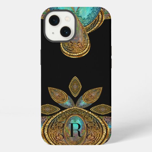 Centauri Deco Monogram iPhone Hoesje (Achterkant)