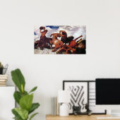 Centaurs van Arnold Bocklin Poster (Thuiskantoor)