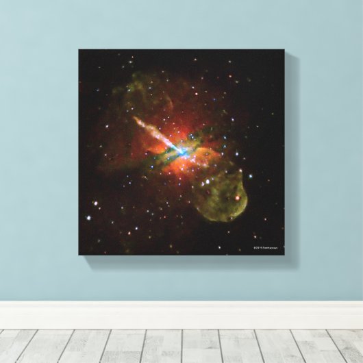 Centaurus A Canvas Afdruk (Insitu (Houten vloer))