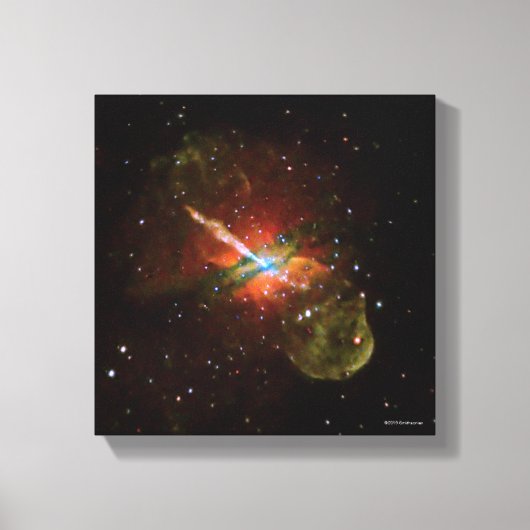 Centaurus A Canvas Afdruk (Voorkant)
