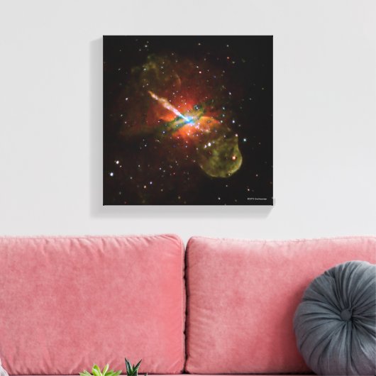 Centaurus A Canvas Afdruk (Insitu (Woonkamer))