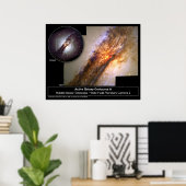 Centaurus A Galaxy Hubble Telescope Poster (Thuiskantoor)