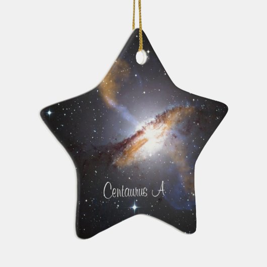 Centaurus A=NGC 5128 Keramisch Ornament (Rechts)