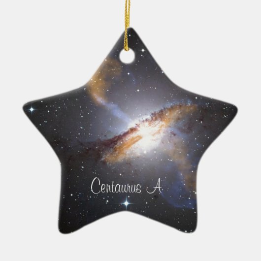 Centaurus A=NGC 5128 Keramisch Ornament (Voorkant)
