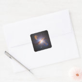 Centaurus A Shows een supermassieve zwarte holle k Vierkante Sticker (Envelop)