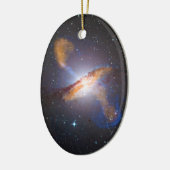 Centaurus A Shows een supermassieve zwarte holte Keramisch Ornament (Links)