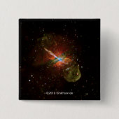 Centaurus A Vierkante Button 5,1 Cm (Voorkant)