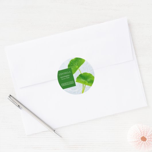 Centella Asiatica Facial Mask Label (Envelop)