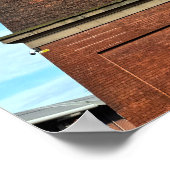 Centenary Mill Chimney, Preston, Verenigd Koninkri Poster (Hoek)