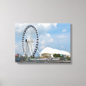 Centenniaal wiel onder de schilderachtige schilder canvas afdruk (Voorkant)