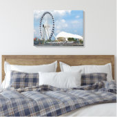 Centenniaal wiel onder de schilderachtige schilder canvas afdruk (Insitu (Slaapkamer))