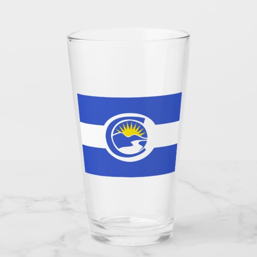Centennial City Flag (Colorado) Glas (Voorkant)