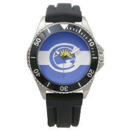 Centennial City Flag (Colorado) Horloge