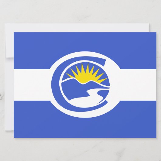 Centennial City Flag (Colorado) Kaart (Voorkant)