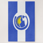 Centennial City Flag (Colorado) Legpuzzel (Verticaal)