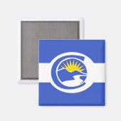 Centennial City Flag (Colorado) Magneet (Voorkant / Achterkant)