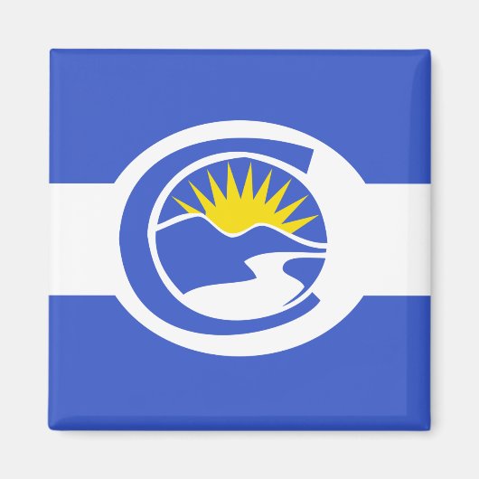 Centennial City Flag (Colorado) Magneet (Voorkant)