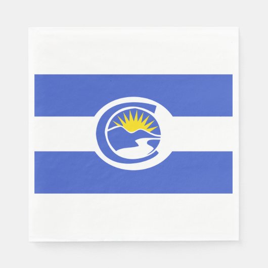 Centennial City Flag (Colorado) Servet (Voorkant)