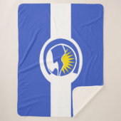 Centennial City Flag (Colorado) Sherpa Deken (Voorkant)