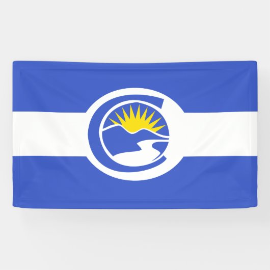 Centennial City Flag (Colorado) Spandoek (Horizontaal)