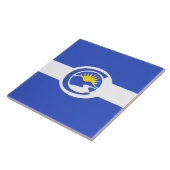 Centennial City Flag (Colorado) Tegeltje (Zijkant)