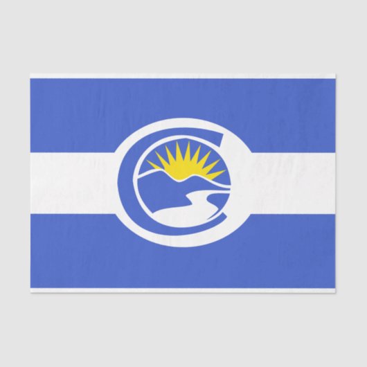 Centennial City Flag (Colorado) Tissuepapier (Voorkant)