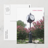 Centennial Clock in Ardmore, Oklahoma Briefkaart (Voorkant / Achterkant)