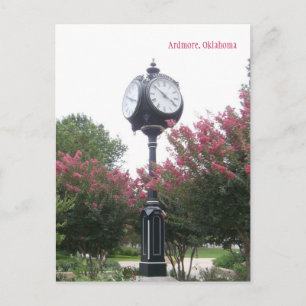 Centennial Clock in Ardmore, Oklahoma Briefkaart