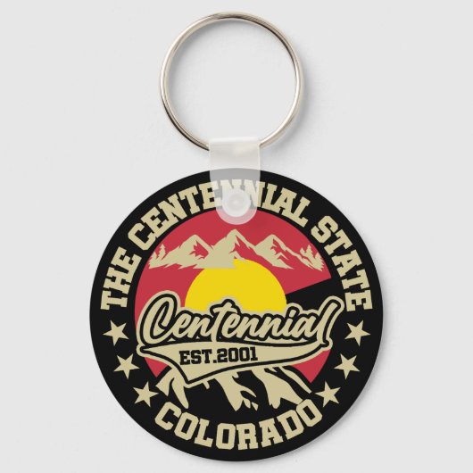 Centennial, Colorado Sleutelhanger (Voorkant)